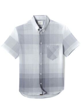 Billy Reid Kirby Slim Fit Short-Sleeve Button-Down Shirt - size M